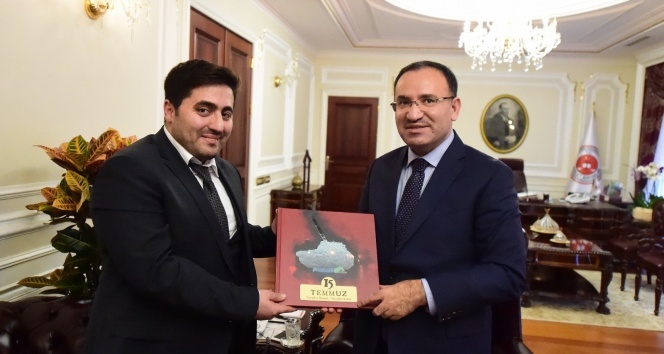 Bakan Bozdağ, 15 Temmuz gazisi Taşdemir ile görüştü