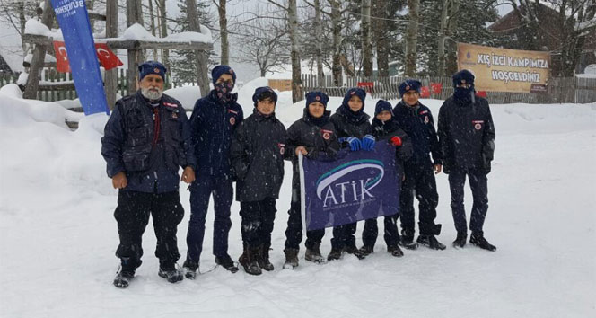 Atik Kış İzci Kampı Bolu'da gerçekleşti