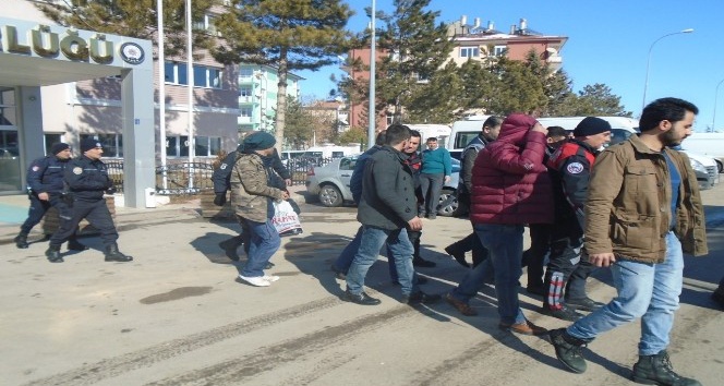 Karaman’da aranan 7 kişi tutuklandı