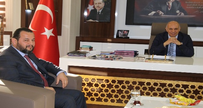 KMÜ Rektörü Akgül’den Başkan Çalışkan’a iade-i ziyaret