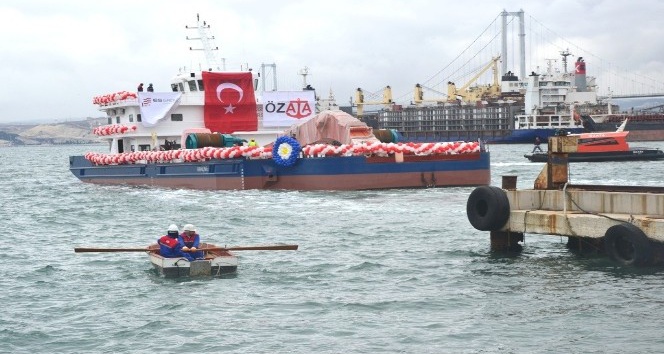 Tarama gemisi Kanuni denizle buluştu
