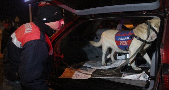 Bolu’da bomba arama köpeği ile huzur operasyonu