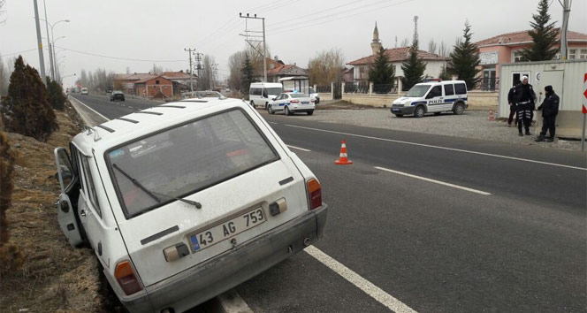 Kütahya'da otomobilin çarptığı polis memuru ağır yaralandı