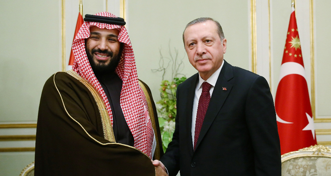 Cumhurbaşkanı Erdoğan, Suudi Arabistan Veliaht Prensini kabul etti