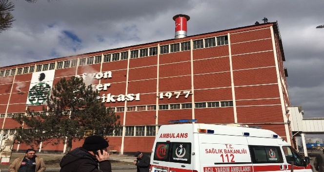 Afyon Şeker Fabrikası çatısında intihar girişimi