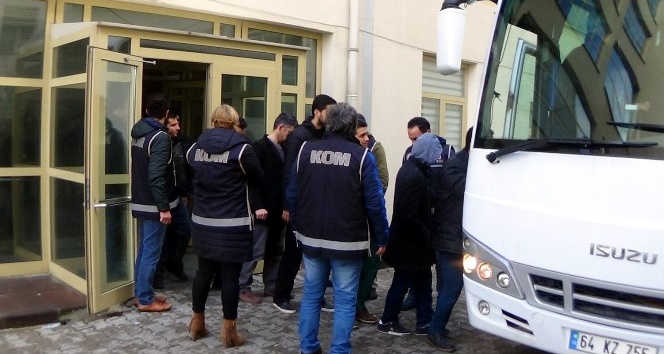 Uşak’taki FETÖ/PDY operasyonunda 13 kişi adliyeye sevk edildi