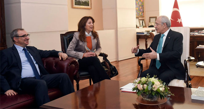 CHP Genel Başkanı Kemal Kılıçdaroğlu, İsrail Büyükelçisi Naeh ile görüştü