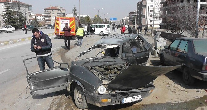 Konya’da zincirleme trafik kazası: 3 yaralı