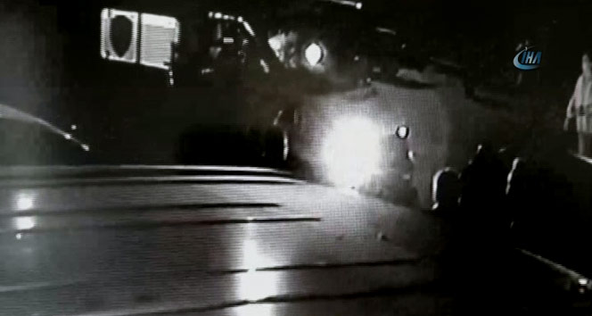 Muğla&#039;da spin atan otomobilin kamera görüntüleri ortaya çıktı