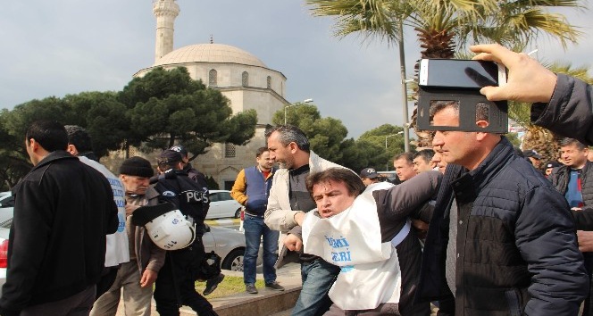 Aydın’da Eğitim-Sen eylemine polis gözaltıya devam ediyor