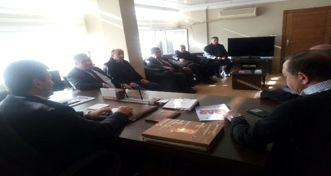 Muhtarlar; AK Parti İl Başkanı Zeki Tosun’u ziyaret etti
