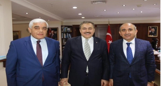 Orman ve Su işleri Bakanı Veysel Eroğlu’na ziyaret