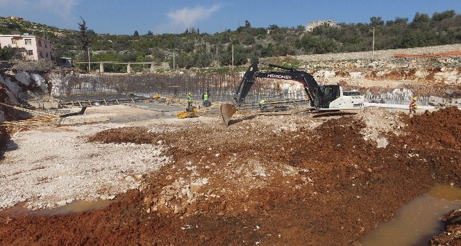 Limonlu-Kumkuyu atıksu arıtma tesisi inşaat çalışmaları devam ediyor