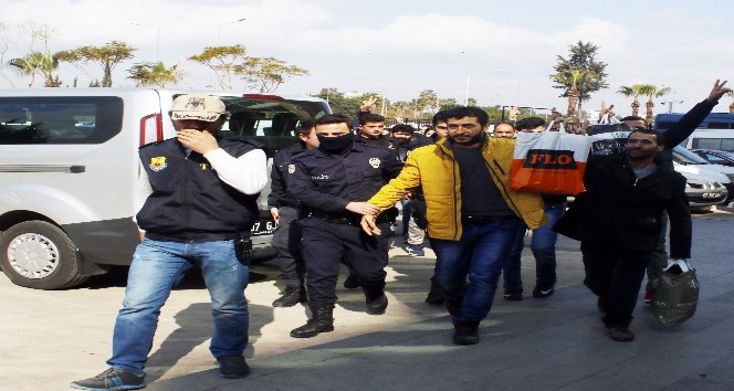 Antalya’da PKK/KCK şüphelisi 12 kişi adliyeye sevk edildi
