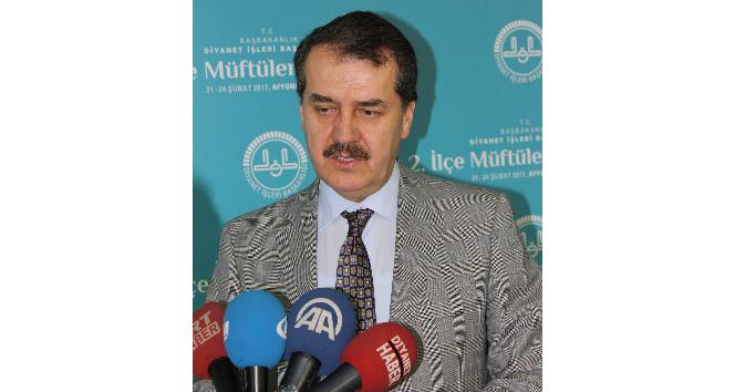Diyanet İşleri Başkan Yardımcısı Prof. Dr. Mehmet Emin Özafşar:
