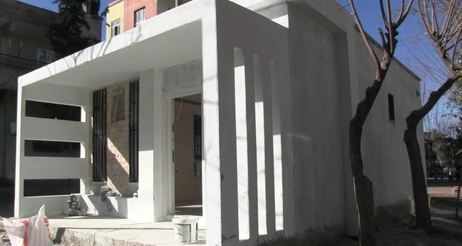 Eyyübiye Belediyesi muhtar evi yapım çalışmalarını sürdürüyor