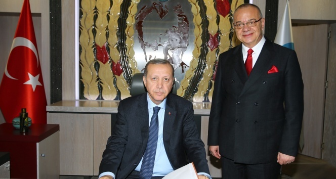 Cumhurbaşkanı Erdoğan MHP’li başkanı ziyaret etti