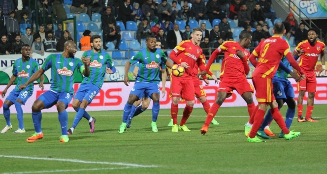 Spor Toto Süper Lig: Çaykur Rizespor: 2 - Kayserispor: 4 (Maç sonucu)