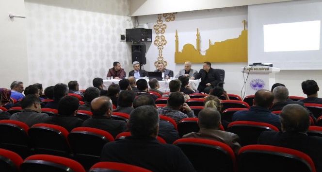 Elazığ Belediyesinde mühendisler değerlendirme toplantısı yaptı