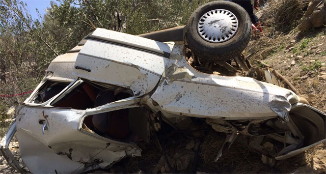 Mersin&#039;de otomobil 150 metrelik uçuruma yuvarlandı: 1 ölü