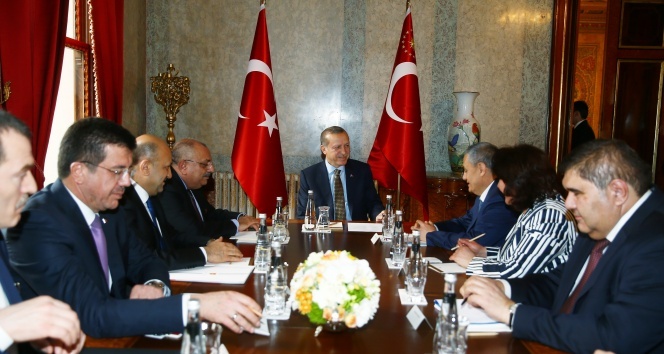 Cumhurbaşkanı Erdoğan, Özbekistan Başbakan Yardımcısı Azimov&#039;u kabul etti
