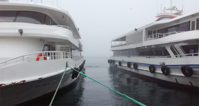 İstanbul&#039;da deniz ulaşımına sis engeli | İptal edilen seferler