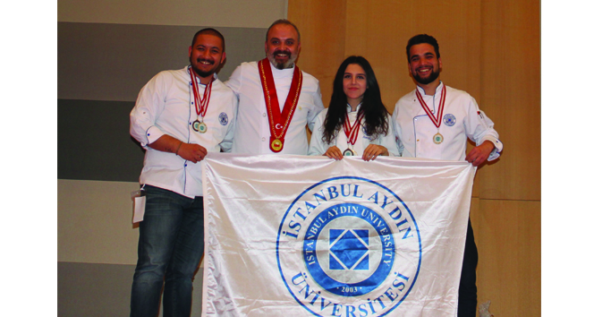 İAÜ Gastronomi öğrencileri Universiade 2017’de 5 ödül aldı