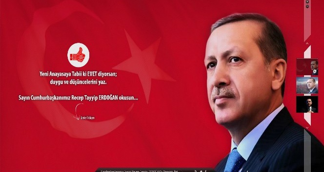 Yalnızım diyen Cumhurbaşkanı Erdoğan için web sitesi kurdular