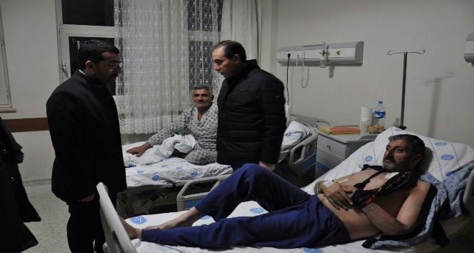 AK Parti Kars İl Başkan Çalkın, hastaneye anlamlı ziyaret