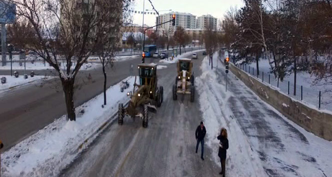 Doğu’da kar ve buzla mücadele çalışmaları | Erzurum haberleri