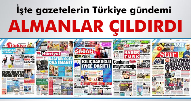 7 Mart Salı gazete manşetleri | Bahçeli: Erdoğan’la birlikte Almanya’ya giderim