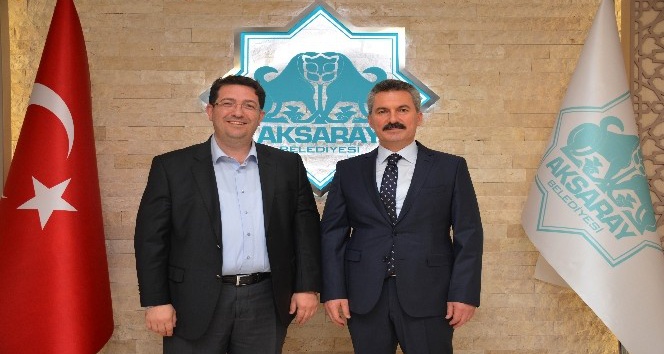 Aksaray’ın yeni Emniyet Müdürü Karabağ’dan Başkan Yazgı’ya ziyaret