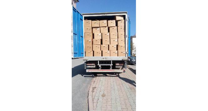 Sivas’ta 5 ton 355 kilo kaçak tütün ele geçirildi
