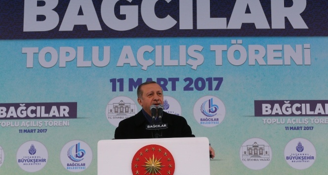 Erdoğan, Bağcılar’da toplu açılış törenine katıldı