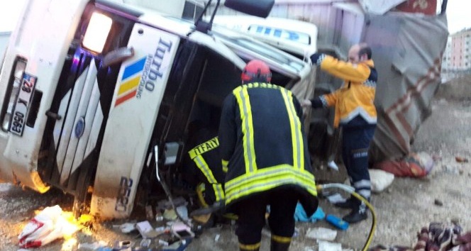 Tosya’da trafik kazası: 2 yaralı