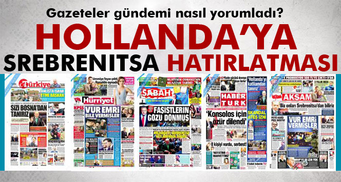 Bugünün gazete manşetleri | 15 Mart Çarşamba