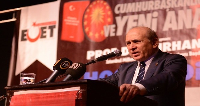 AK Parti MKYK Üyesi ve İstanbul milletvekili Burhan Kuzu: “Cumhurbaşkanın partili olması kadar doğal bir şey yok”