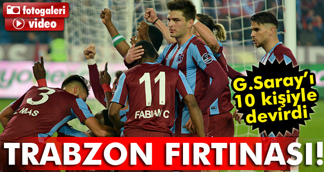 ÖZET: Trabzonspor 2-0 Galatasaray| GS Trabzon maçı geniş özeti ve golleri izle