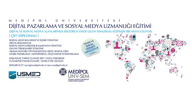 USMED ve Medipol Üniversitesi iş birliği ile Dijital Pazarlama ve Sosyal Medya eğitimi başlıyor