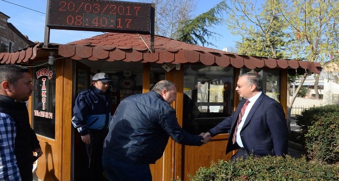 Edirne Valisi Özdemir’den taksi esnafına ziyaret