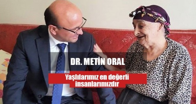 Oral: "Bir gün herkes yaşlanacak"