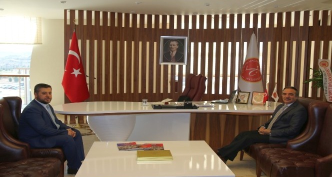 İl Genel Meclis Başkanı Özgün, Rektör Bağlı’yı ziyaret etti