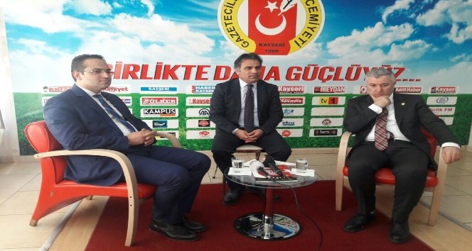 İzmir Bornova Belediye Başkanı Atilla’dan Kayseri Gazeteciler Cemiyeti’ne ziyaret