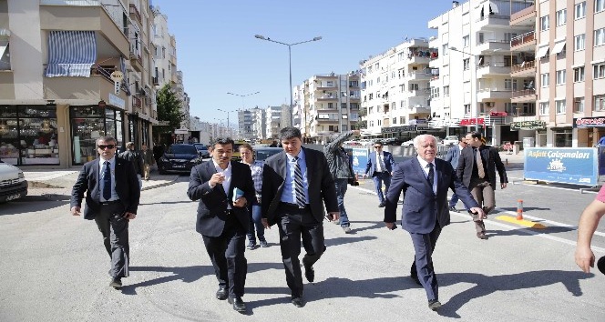 Türel,  Cumhurbaşkanı Erdoğan’ın açacağı Tonguç Caddesi’ni inceledi