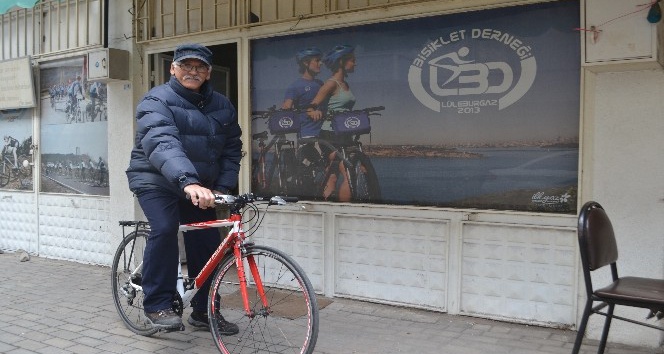 Emekliliğinde tanıştığı bisikletle Türkiye’yi geziyor