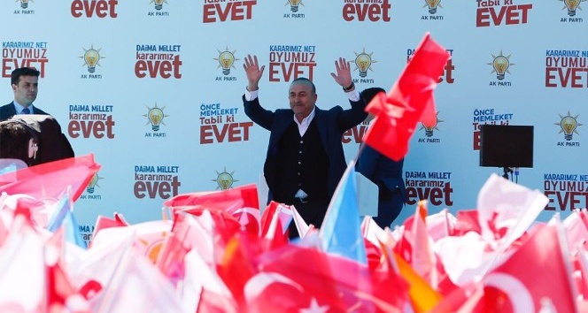 Çavuşoğlu: “Yeni sistemle Türkiye bağımsız ve daha güçlü olacak”