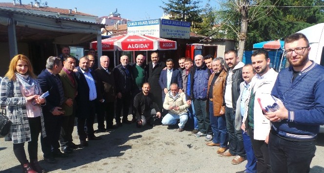 AK Parti Trabzon Milletvekili Balta “Evet” için Ortahisar’ı arşınladı