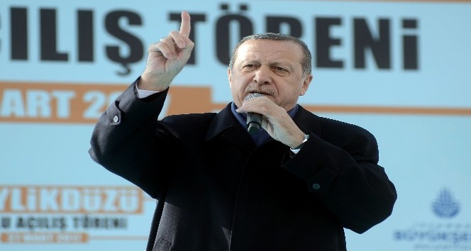 Cumhurbaşkanı Erdoğan’dan skandal pankarta tepki