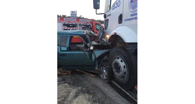 Mersin’de trafik kazası: 1 ölü, 5 yaralı