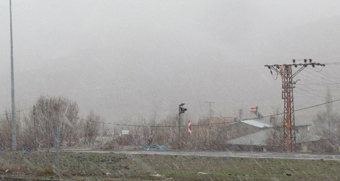Tuzluca’da kar yağışı